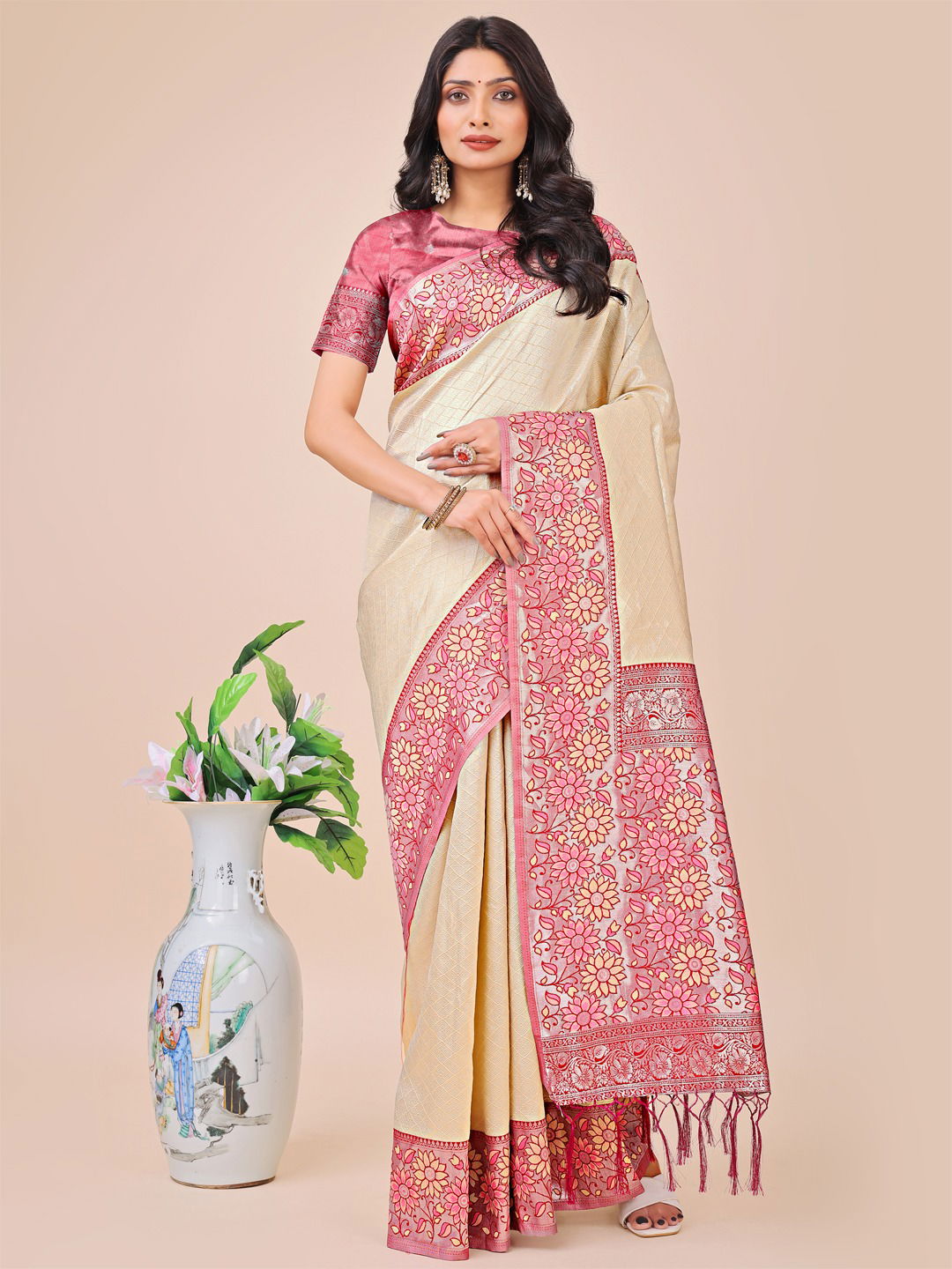 Plazzo Silk By Astita Lichi Silk Designer Saree Wholesale Market In Surat